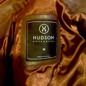 I’m selling a Michael Jackson zipper Hudson outerwear brown biker jacket size M